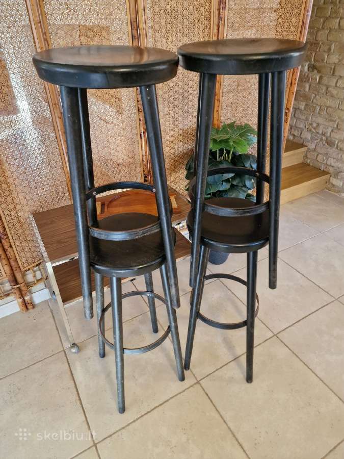 Vintažinės mid century baro kėdės - nuotraukos Nr. 23