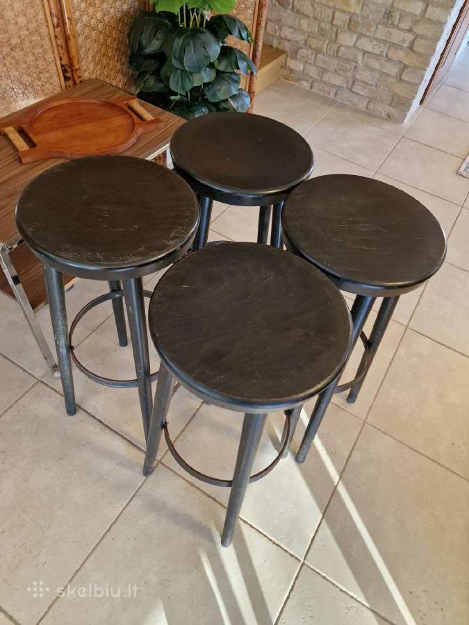 Vintažinės mid century baro kėdės - nuotraukos Nr. 24