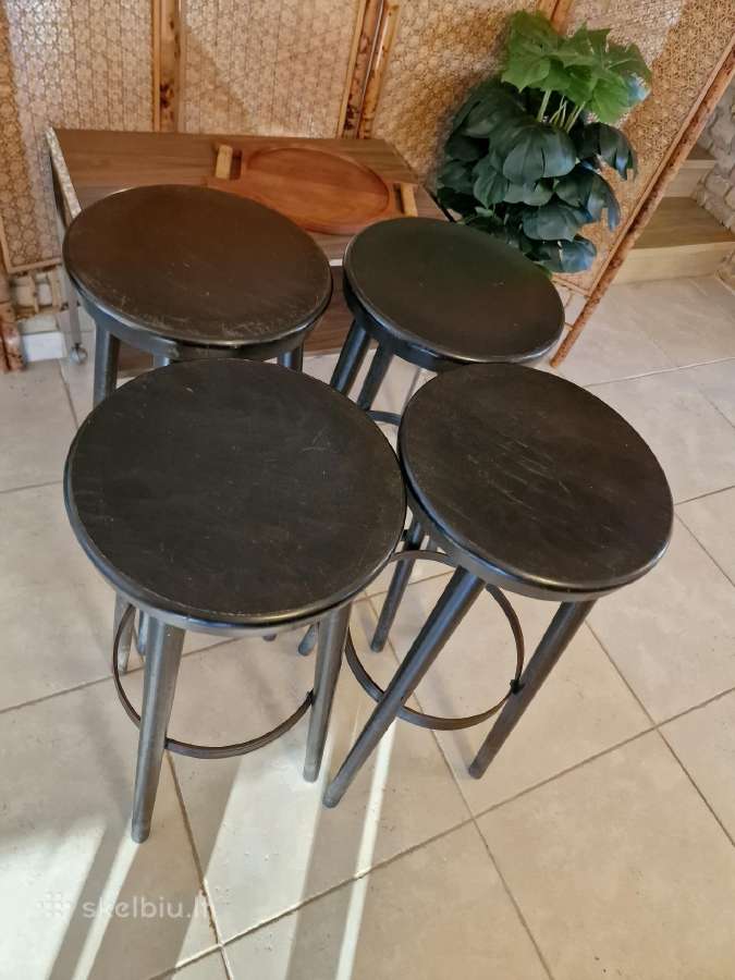 Vintažinės mid century baro kėdės - nuotraukos Nr. 25