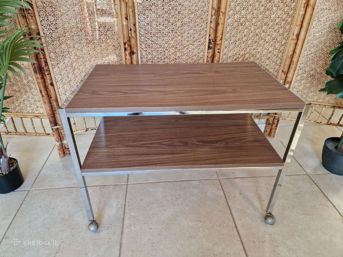 Vintažinis mid century konsolinis staliukas - nuotraukos Nr. 3