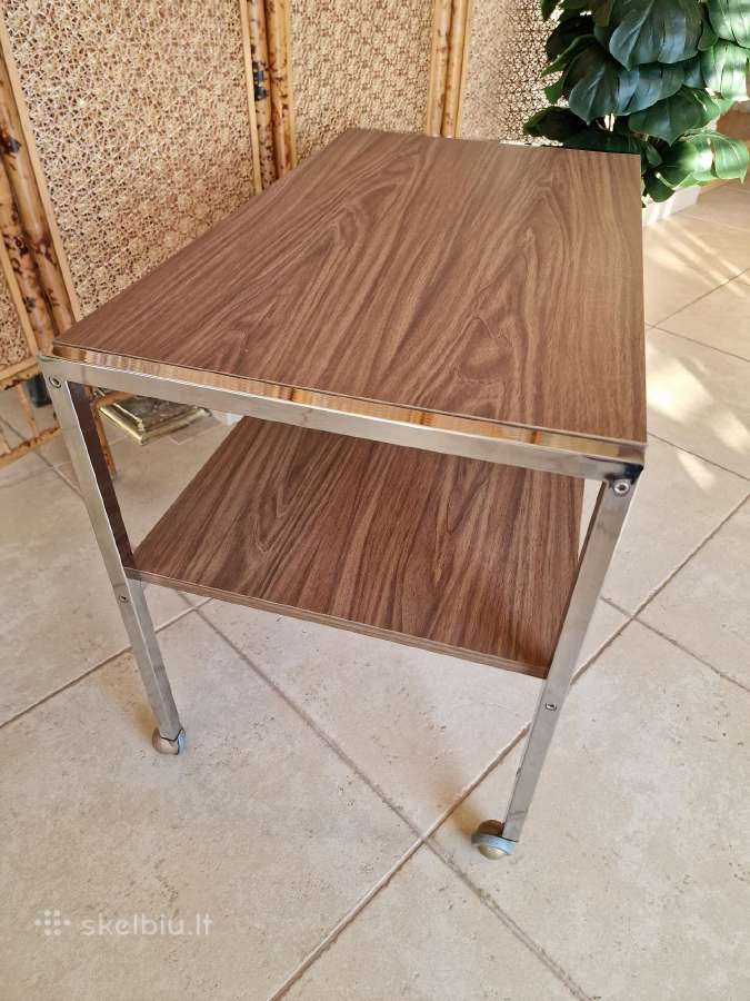 Vintažinis mid century konsolinis staliukas - nuotraukos Nr. 4