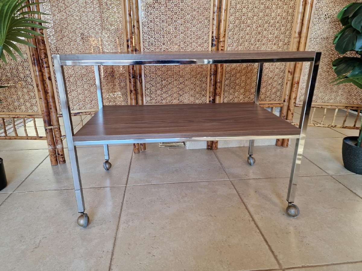 Vintažinis mid century konsolinis staliukas - nuotraukos Nr. 9