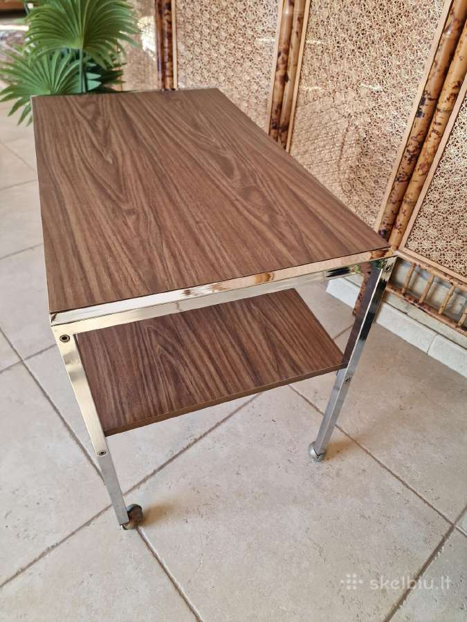 Vintažinis mid century konsolinis staliukas - nuotraukos Nr. 10