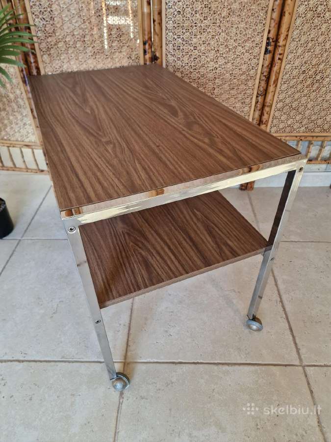 Vintažinis mid century konsolinis staliukas - nuotraukos Nr. 12