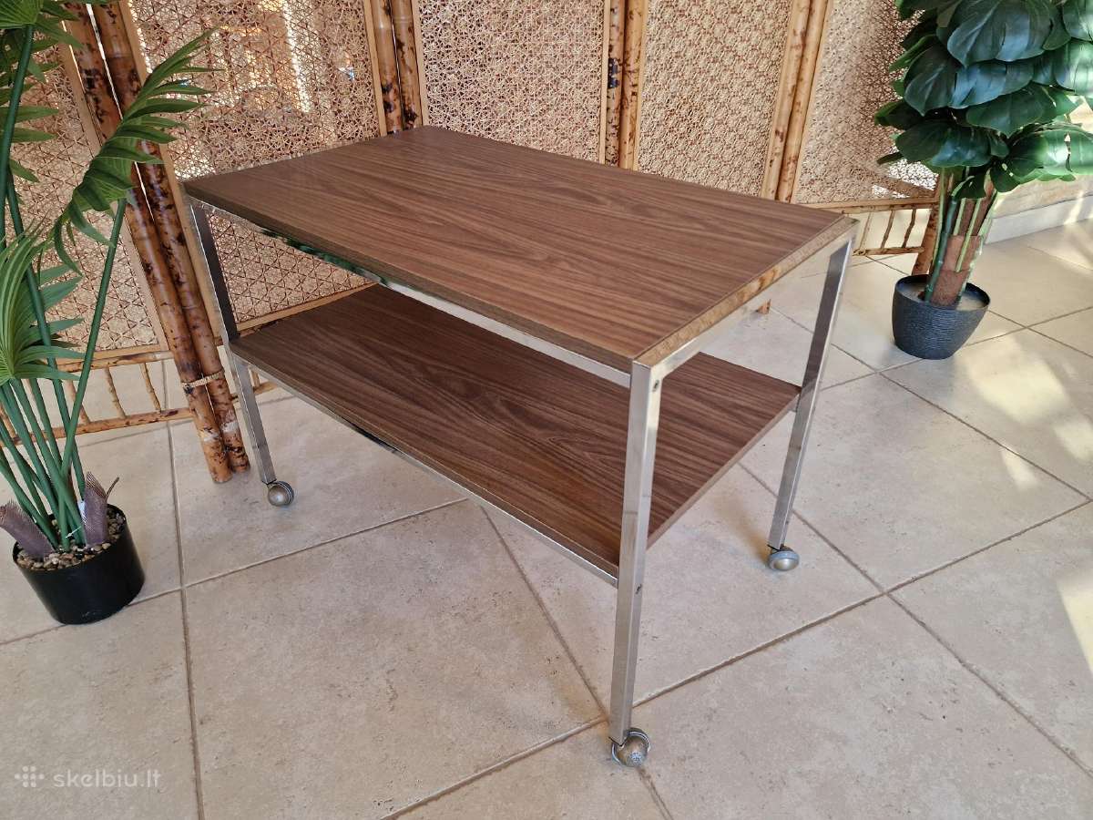 Vintažinis mid century konsolinis staliukas - nuotraukos Nr. 14