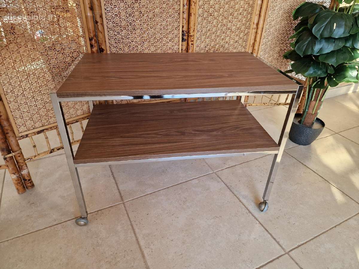 Vintažinis mid century konsolinis staliukas - nuotraukos Nr. 16