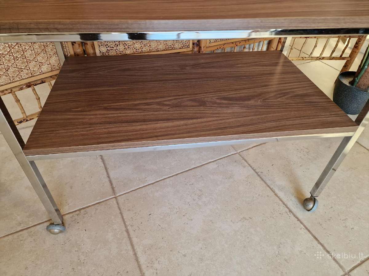 Vintažinis mid century konsolinis staliukas - nuotraukos Nr. 19