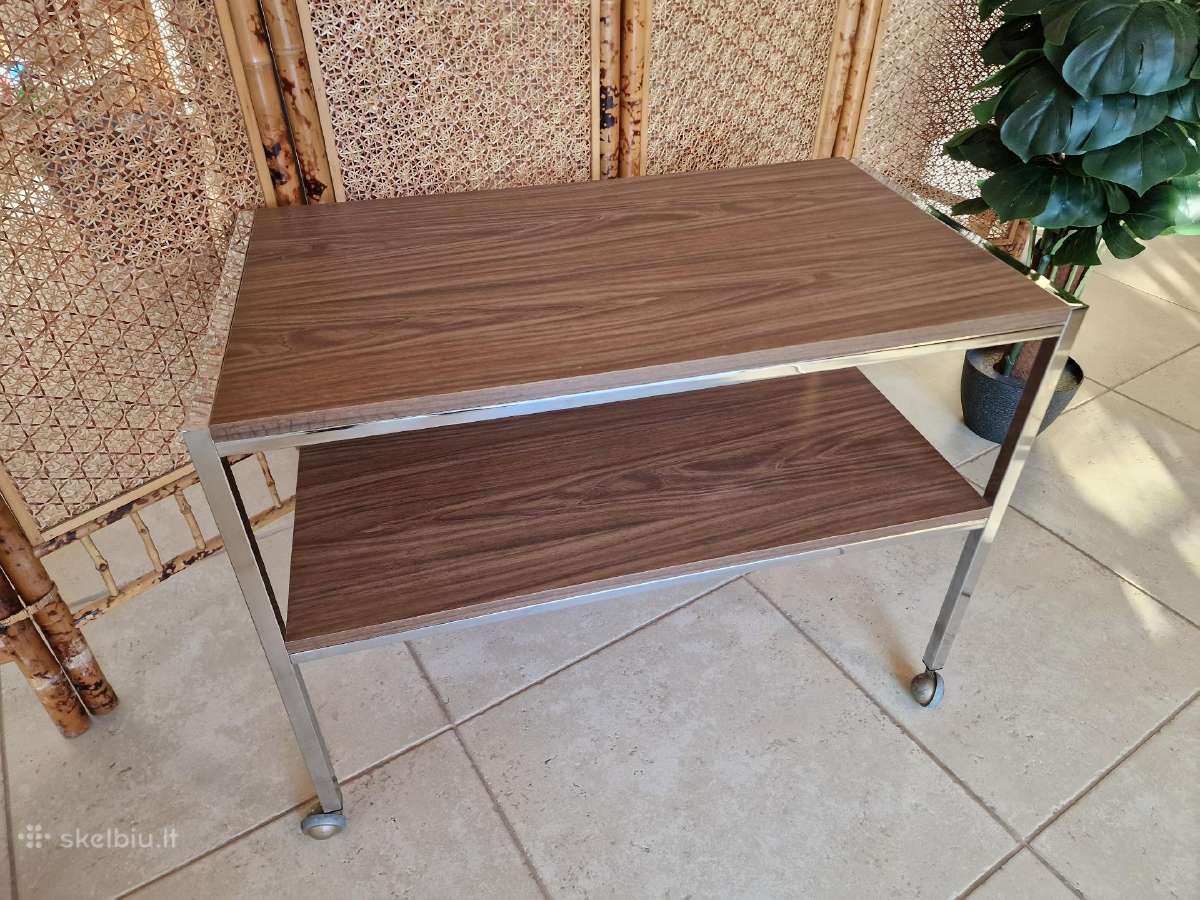 Vintažinis mid century konsolinis staliukas - nuotraukos Nr. 22
