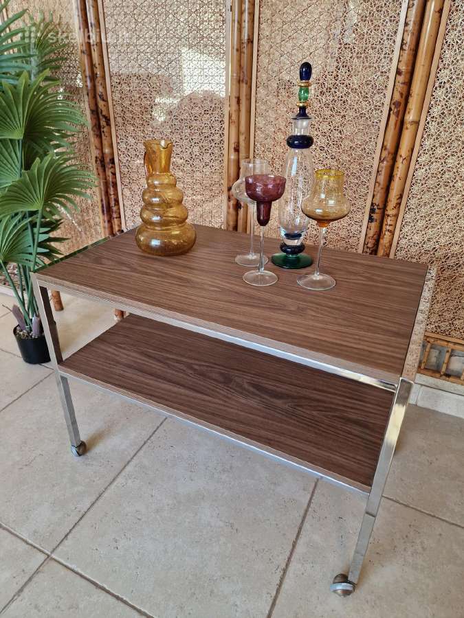 Vintažinis mid century konsolinis staliukas - nuotraukos Nr. 2