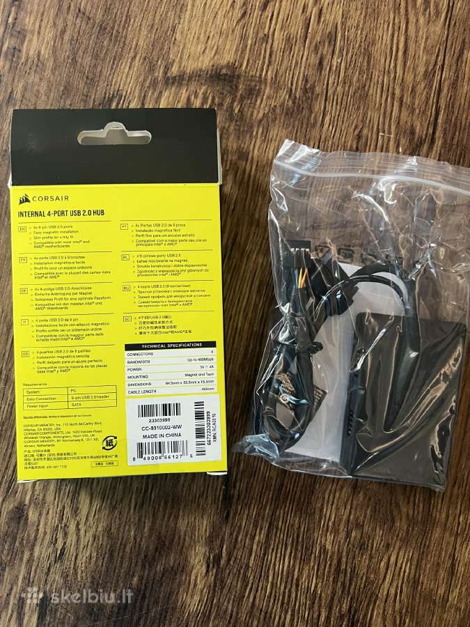 Corcair Internet 4-port Usb 2.0 Hub - nuotraukos Nr. 2