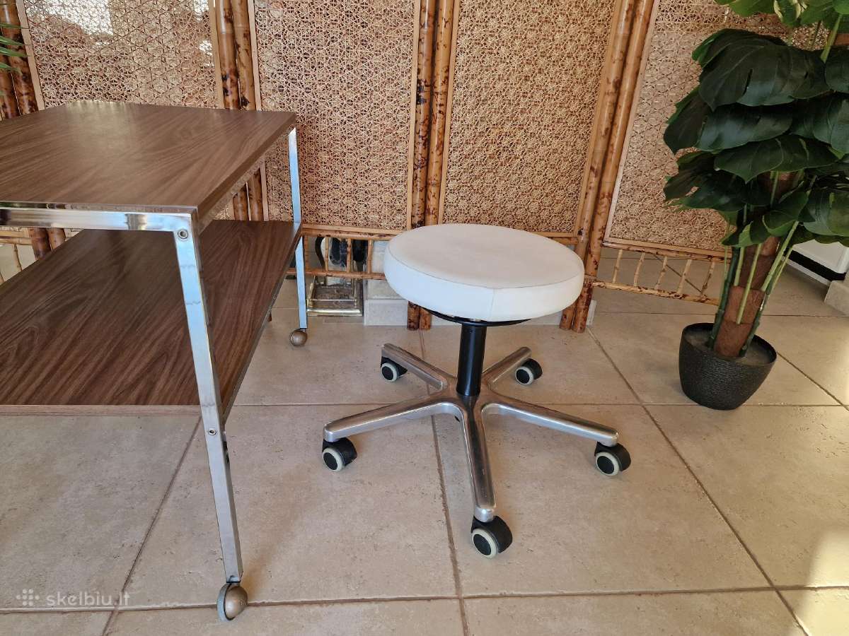 Vintažinė mid century darbo kėdė - nuotraukos Nr. 2