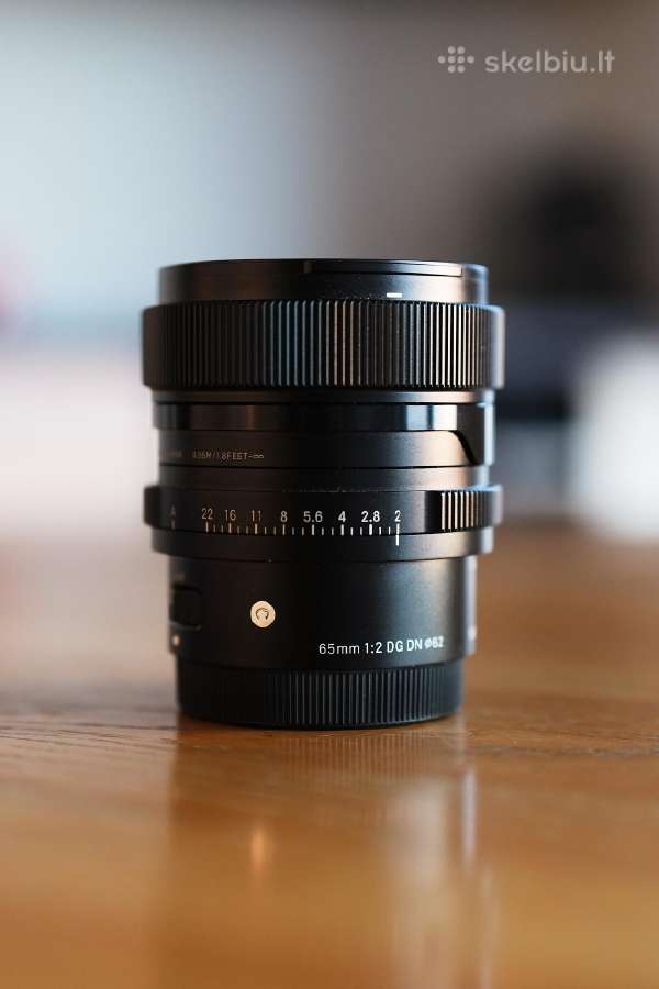 Sigma 65mm f/2 Dg Dn Contemporary (Sony E mount) - nuotraukos Nr. 2