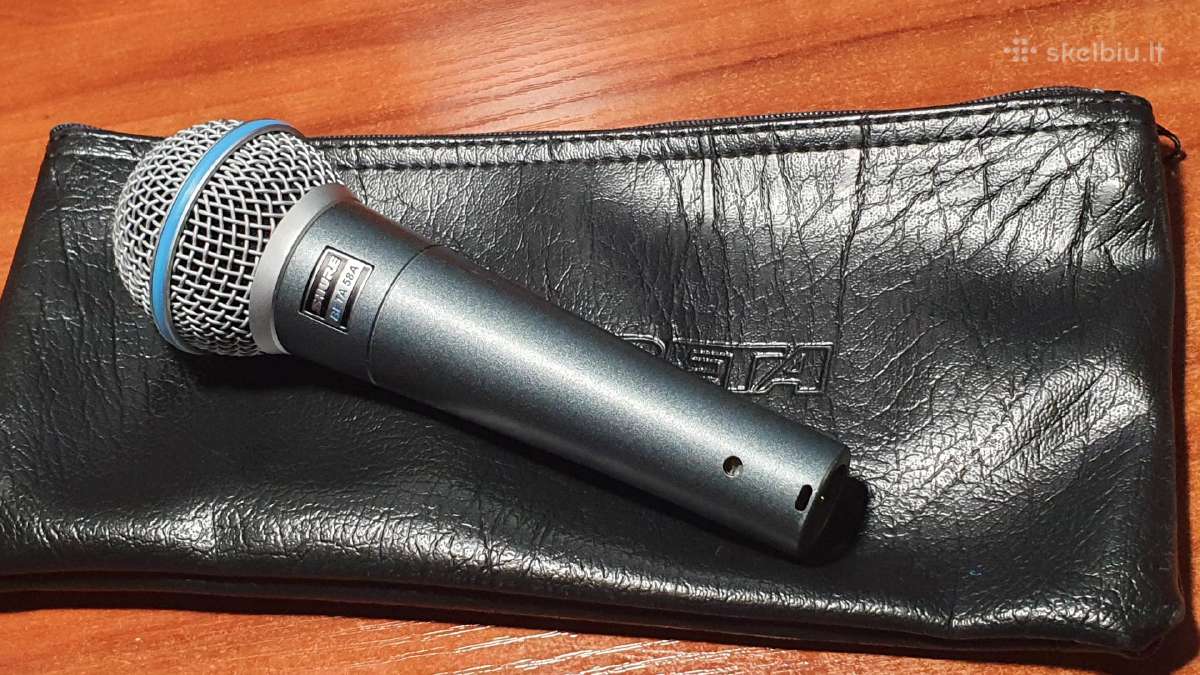 Parduodu laidini mikrofonas Shure Beta 58a 10vnt.