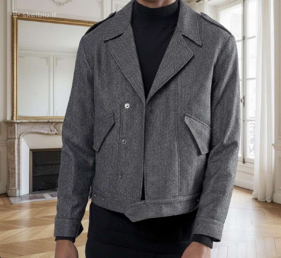 Biker jacket su vilna