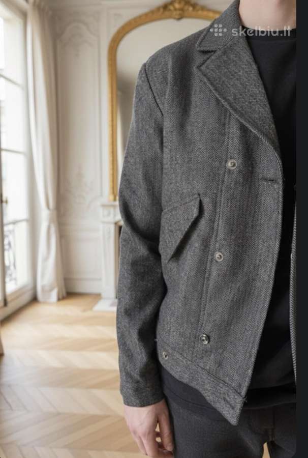 Biker jacket su vilna - nuotraukos Nr. 2