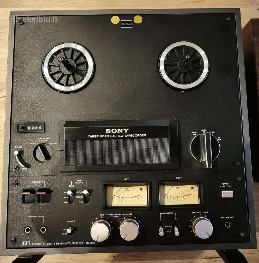 Sony Tc-399 juostų grotuvas kolekcinio stovio - nuotraukos Nr. 2