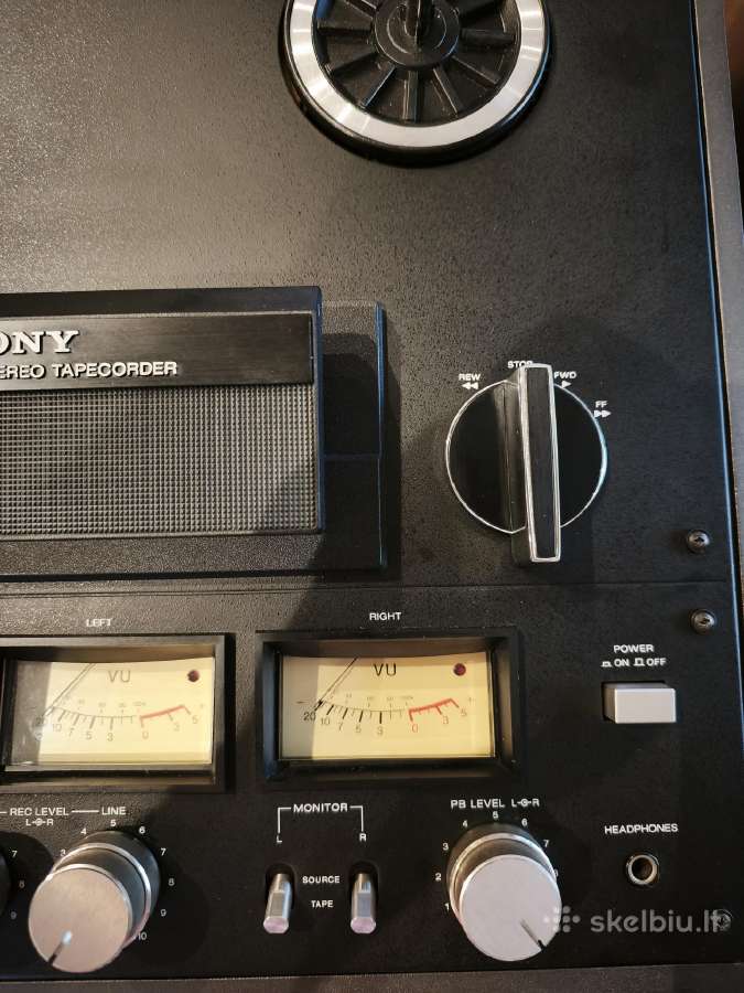 Sony Tc-399 juostų grotuvas kolekcinio stovio - nuotraukos Nr. 4