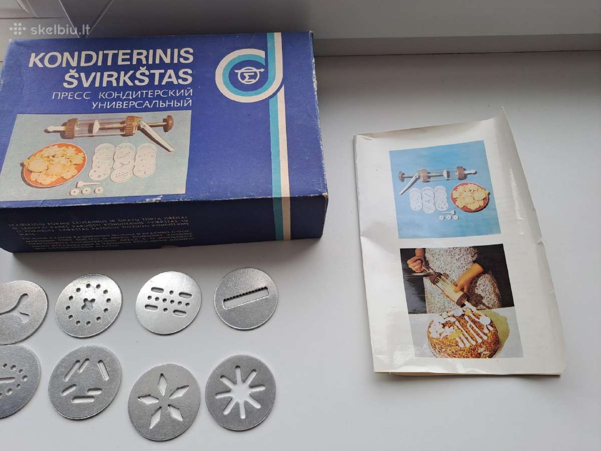 Konditerinis švirkštas - nuotraukos Nr. 6