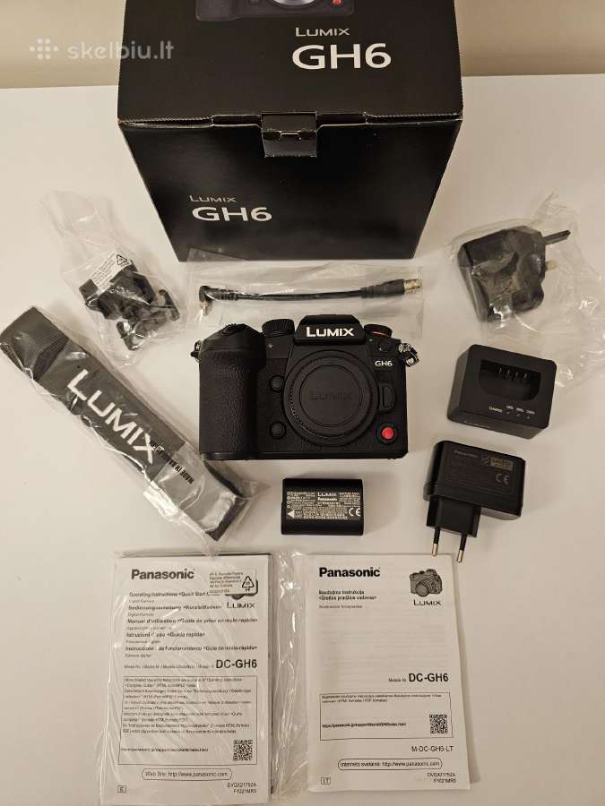 Panasonic Lumix Dc-gh6 fotoaparatas kamera