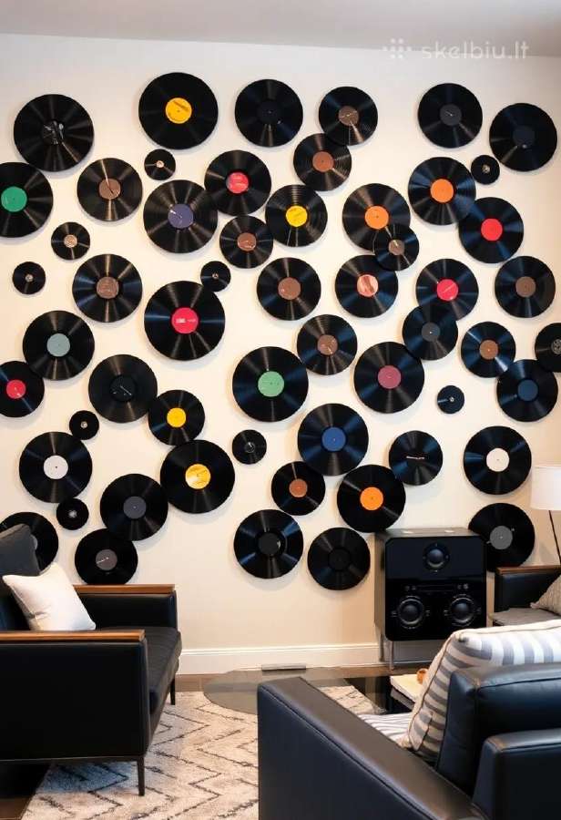 Vintažinės vinilinės plokštelės dekorui, Lp - nuotraukos Nr. 7