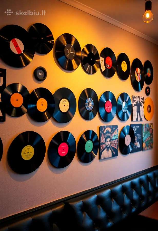 Vintažinės vinilinės plokštelės dekorui, Lp - nuotraukos Nr. 8