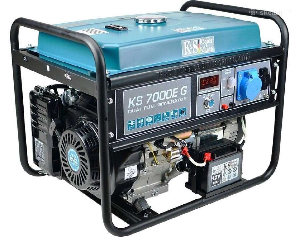 Generatorius Konner&sohnen Ks7000e-g.+dovanos.