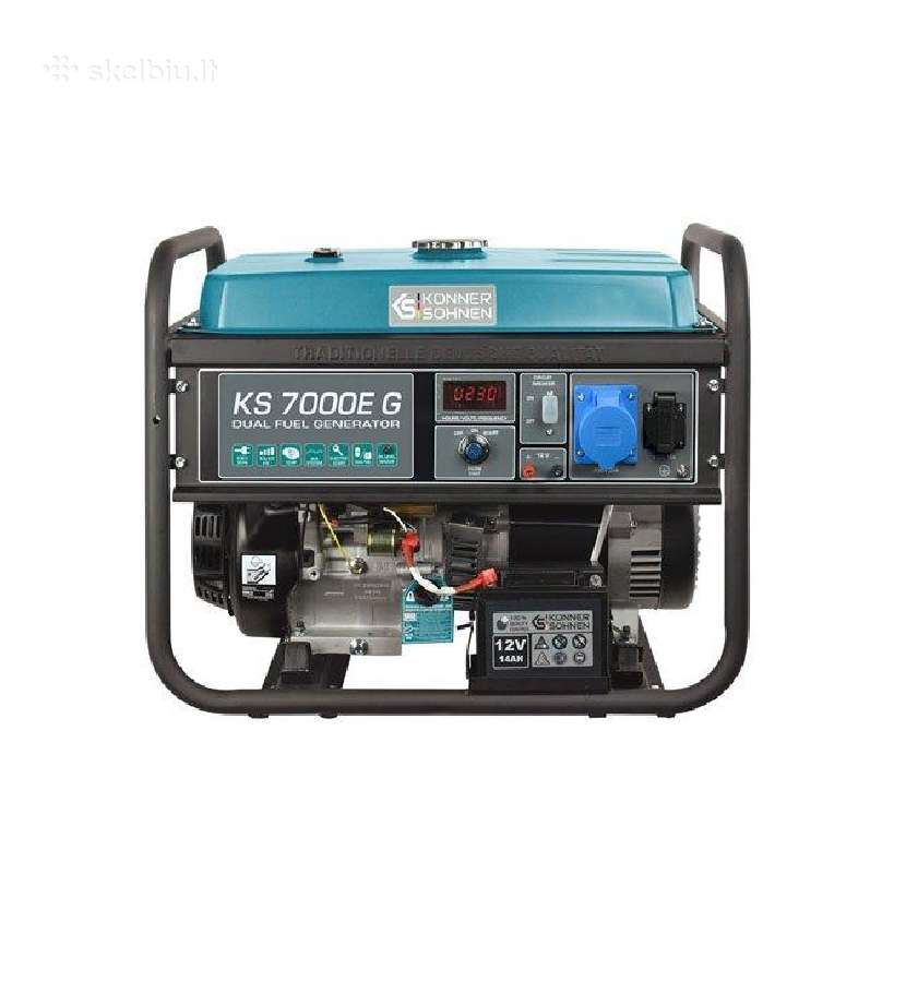 Generatorius Konner&sohnen Ks7000e-g.+dovanos. - nuotraukos Nr. 2