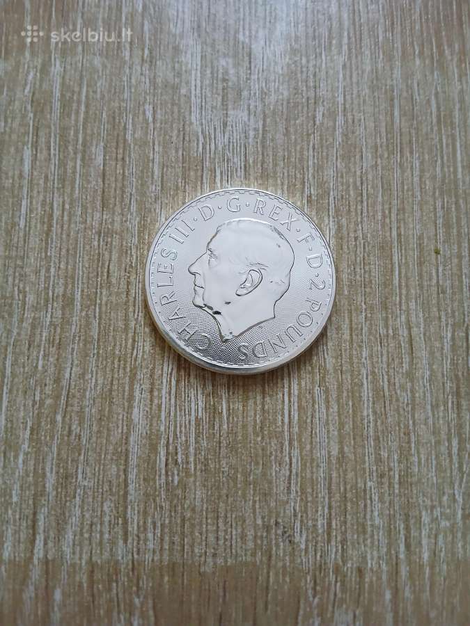 Sidabras 1 Oz. 999 2023 Britannia