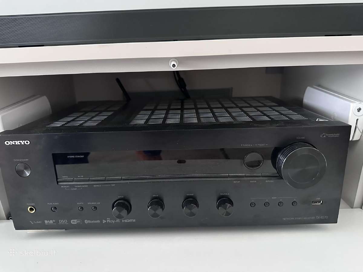 Stiprintuvas Onkyo Tx-8270 +kolonėlės Cabasse Mc17 - nuotraukos Nr. 2