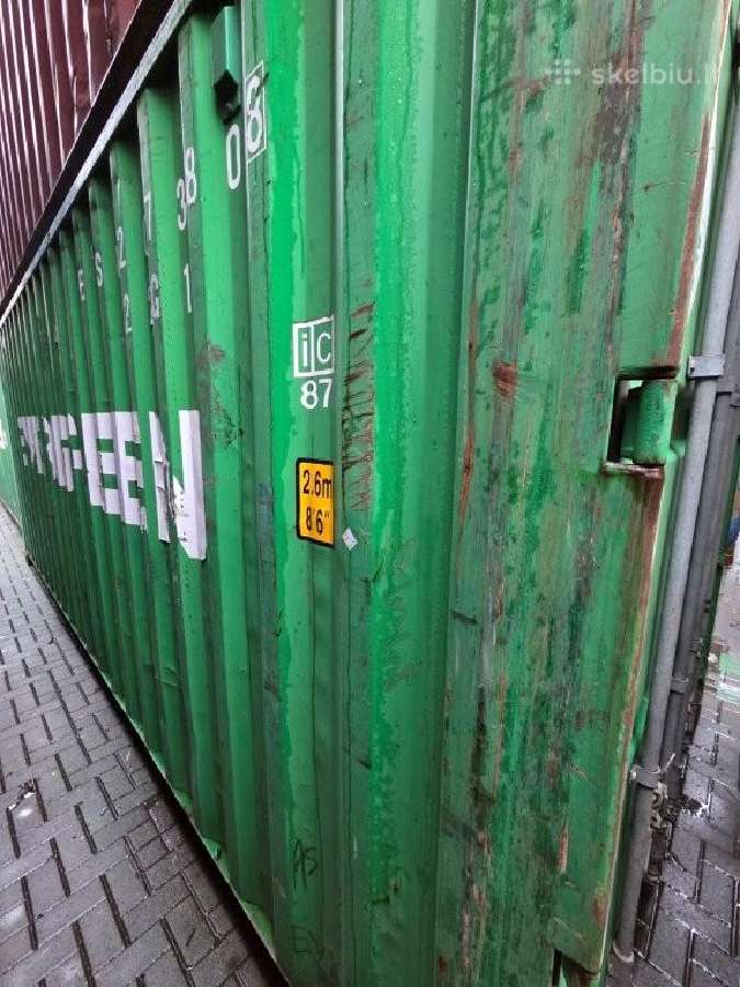 Jūriniai konteineriai 6 metrų - nuotraukos Nr. 5