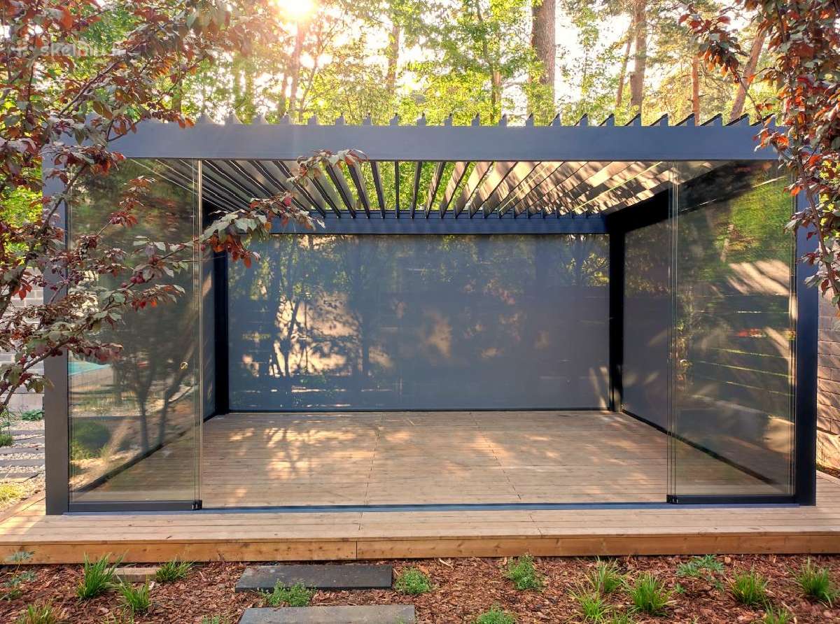 Aliuminio pergola, Premium lygio pergola - nuotraukos Nr. 2