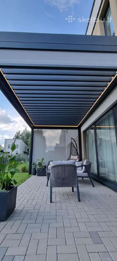 Aliuminio pergola, Premium lygio pergola - nuotraukos Nr. 3