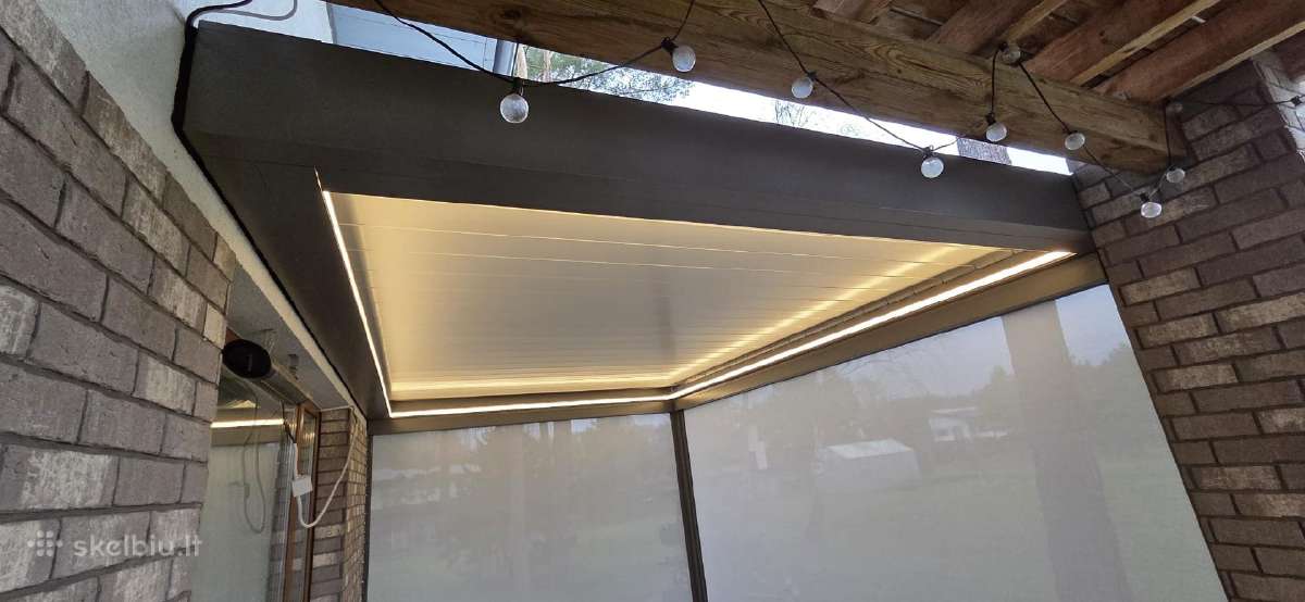 Aliuminio pergola, Premium lygio pergola - nuotraukos Nr. 6