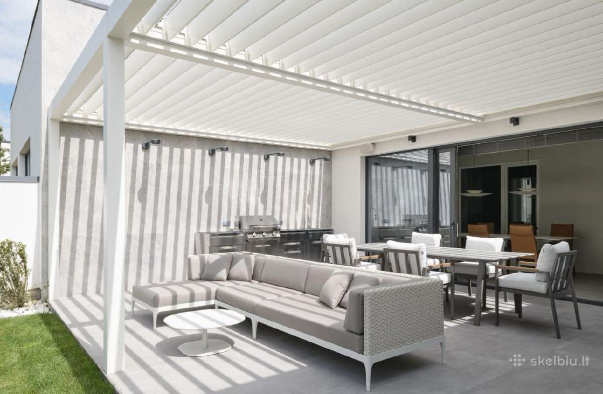 Aliuminio pergola, Premium lygio pergola - nuotraukos Nr. 9
