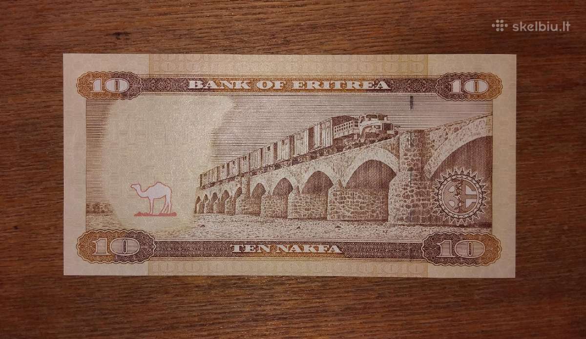 Eritrėjos 10 nakfa banknotas - nuotraukos Nr. 2