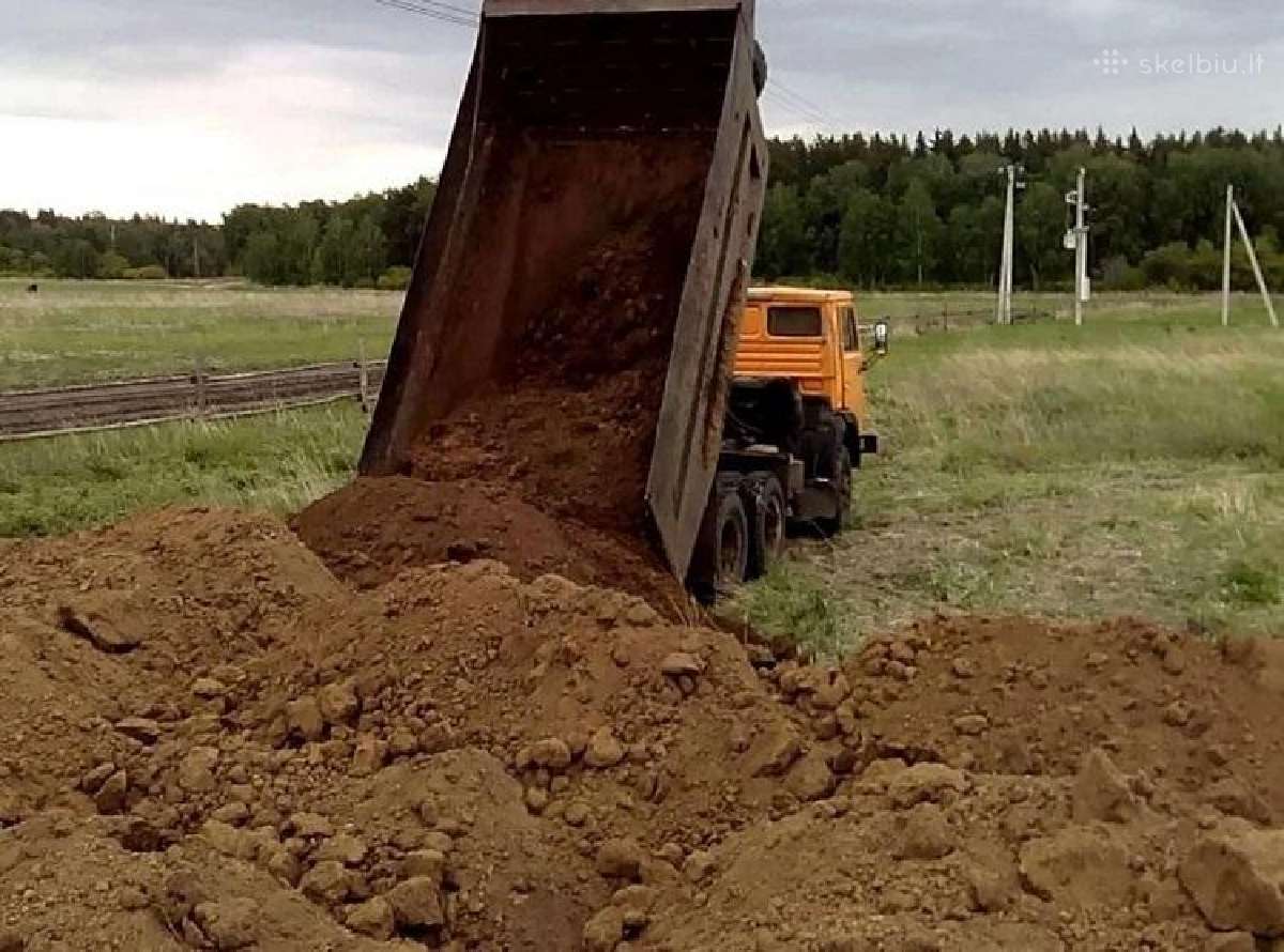 Priimsiu gruntą sklypo pakelimui