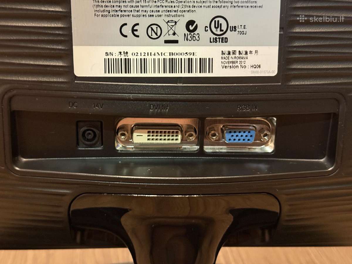 Samsung S24b300b 1080p/60hz monitorius - nuotraukos Nr. 3