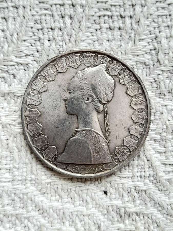500lirų "Karavelės" 1958m. ag.835 - nuotraukos Nr. 3