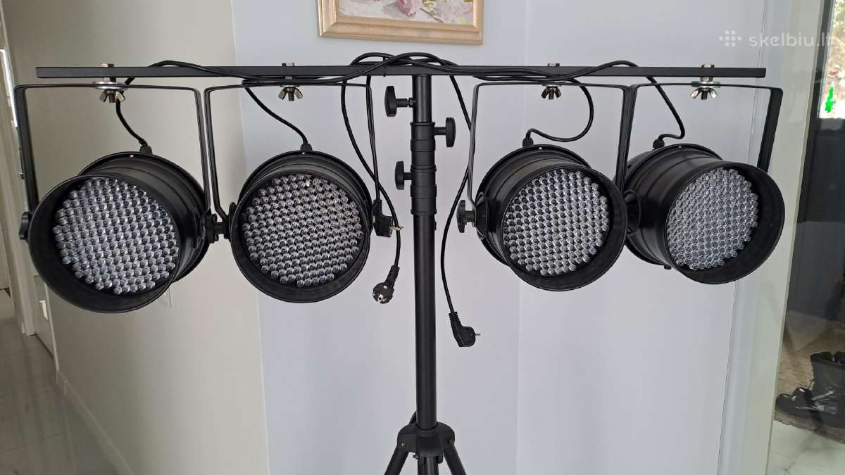 Prožektorius LED Par, sviesos efektai