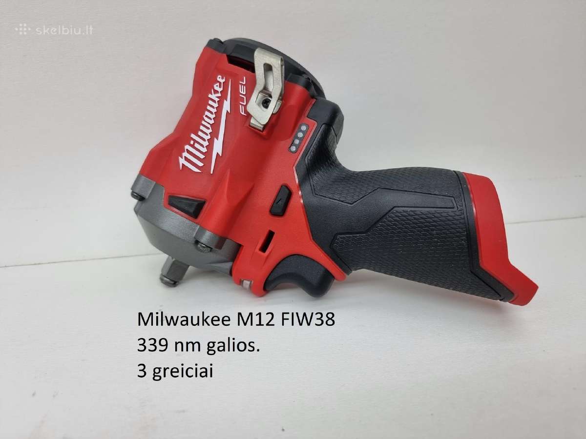 Milwaukee Oneiwf12 Fiw12 smūgini veržliasukis 300 - nuotraukos Nr. 20