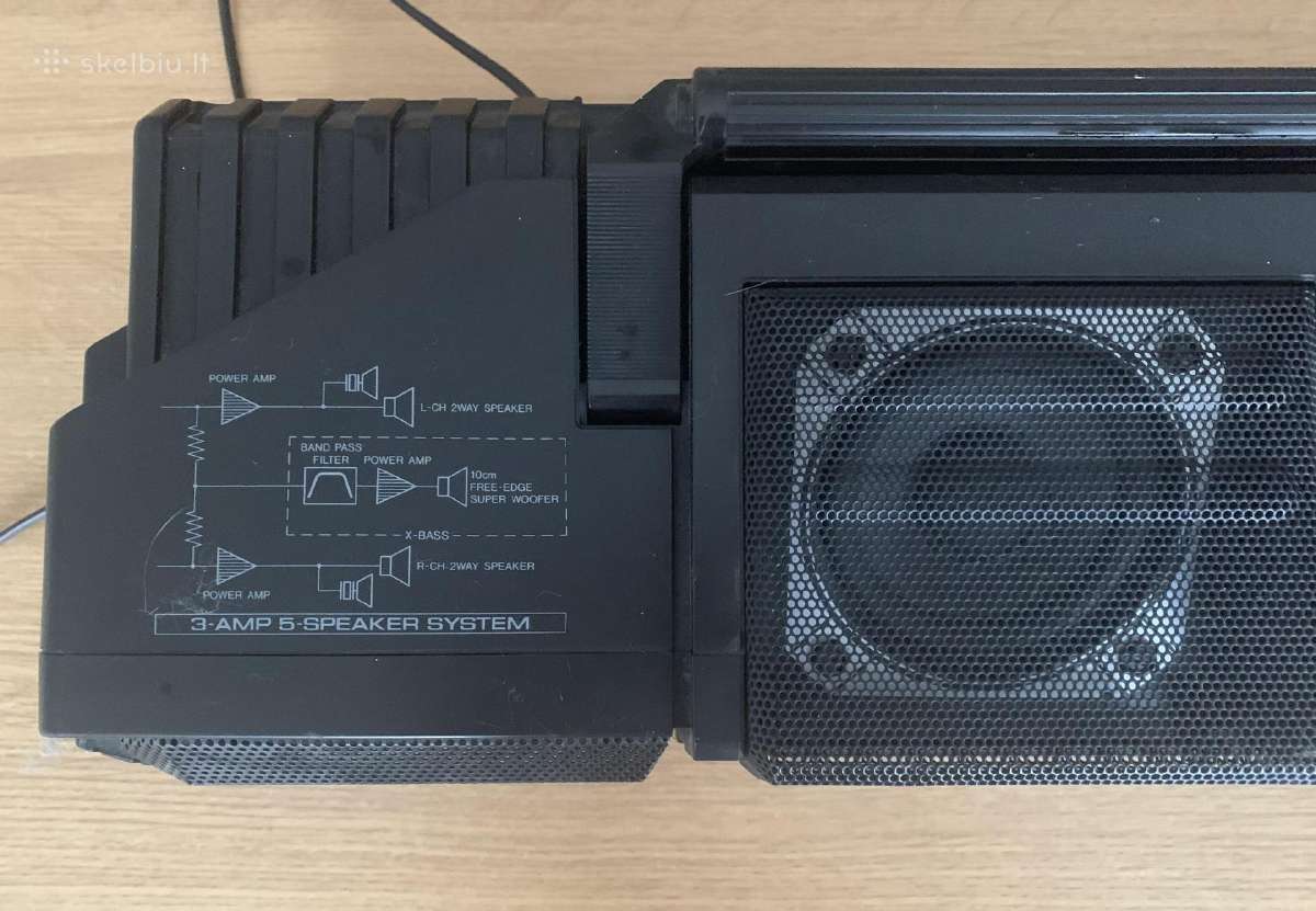 Boombox Sharp Wq-t354(bk) - nuotraukos Nr. 5