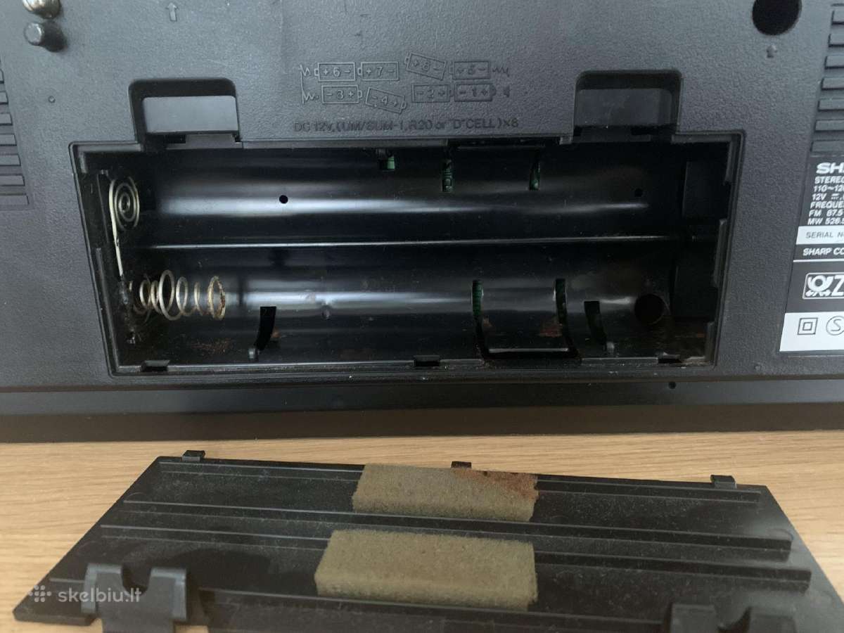 Boombox Sharp Wq-t354(bk) - nuotraukos Nr. 6
