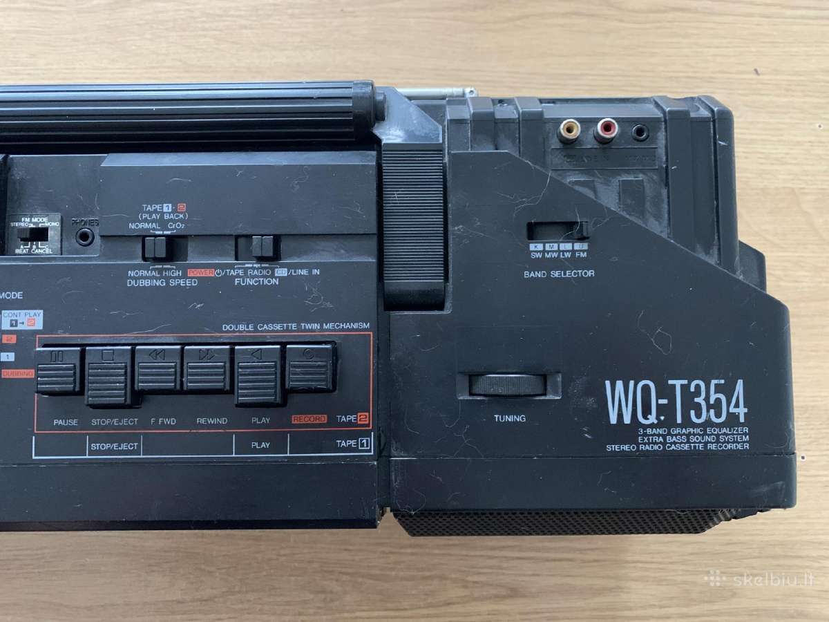 Boombox Sharp Wq-t354(bk) - nuotraukos Nr. 4
