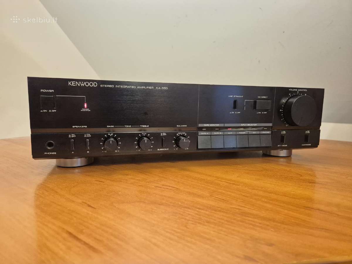 Kenwood Ka-550, phono,mm,mc, pagamintas Japonijoje