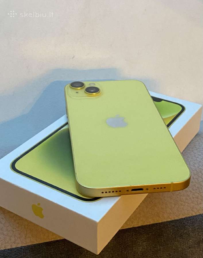 iPhone 14 Plus Yellow - nuotraukos Nr. 2