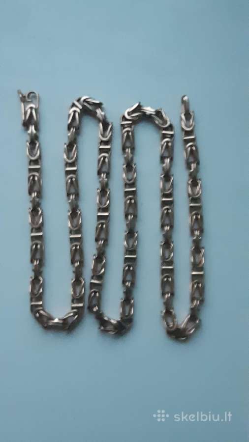 Pitonas auksine grandinele raudono 585praba 56,8gr - nuotraukos Nr. 4