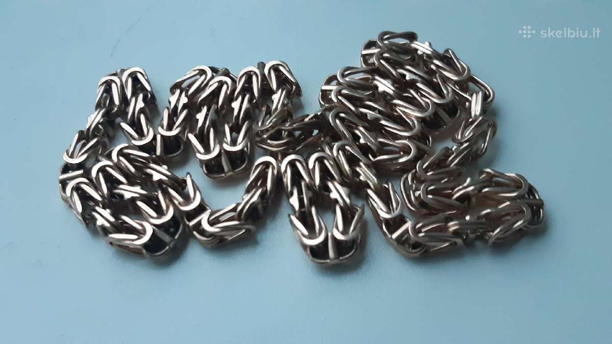Pitonas auksine grandinele raudono 585praba 56,8gr - nuotraukos Nr. 3