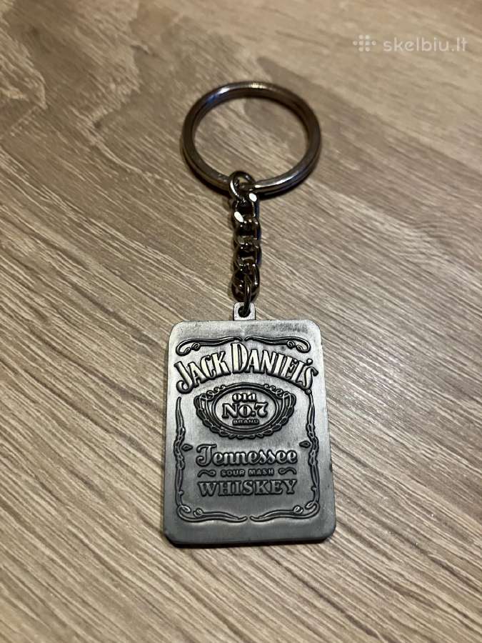 Kolekcinis Jack Daniels viskio raktų pakabukas
