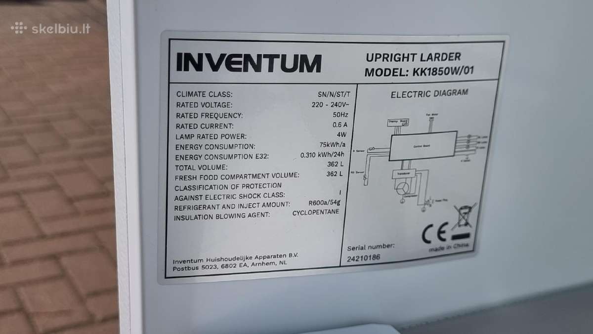 Naujas pliusinis Inventum Kk1850w+ garantija - nuotraukos Nr. 15
