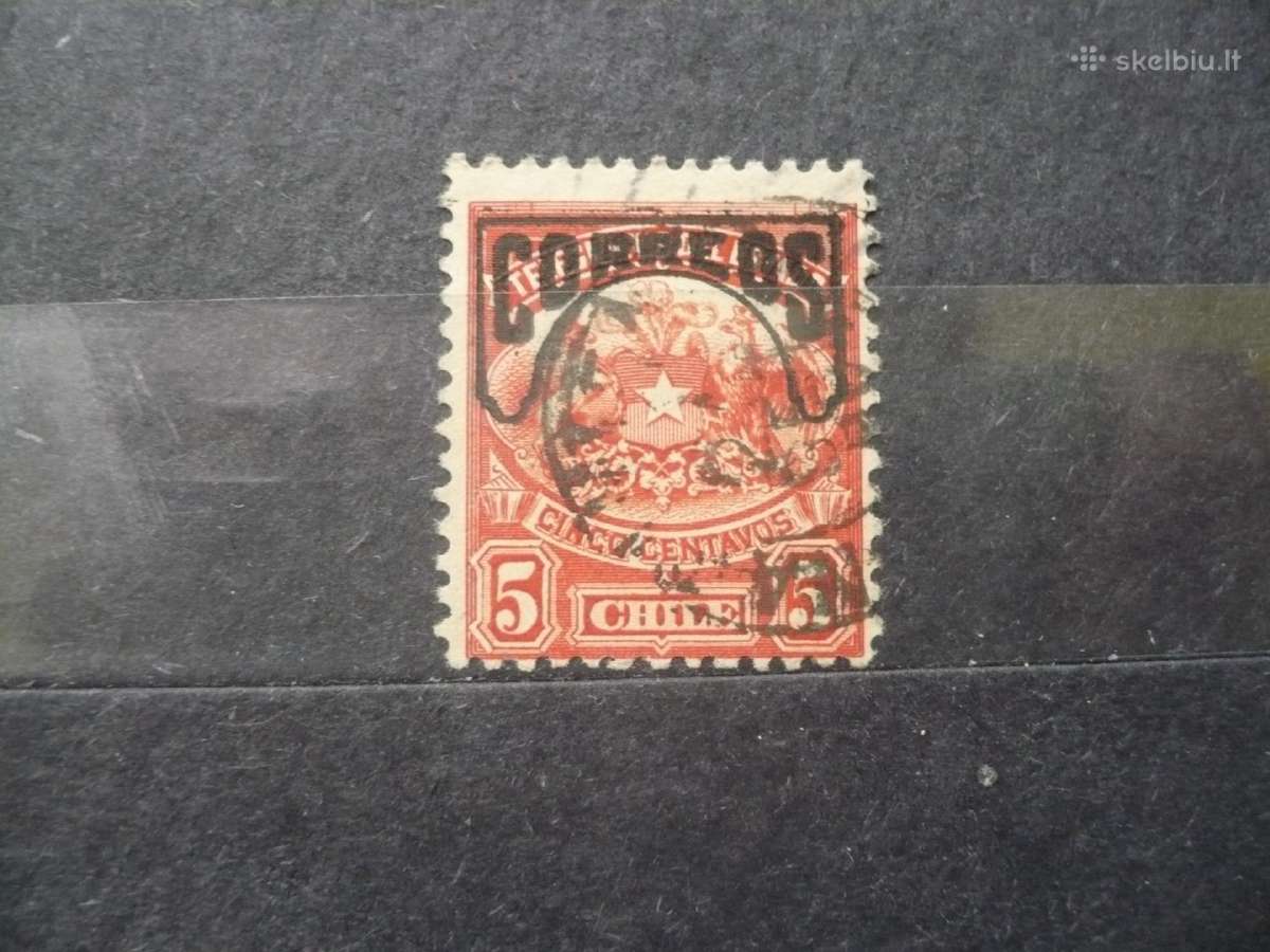 1904 m. herbas su Correos įspaudu viršuje